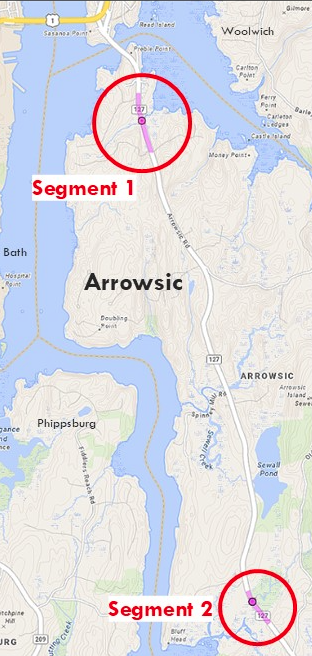 Map 127 Construction Sites